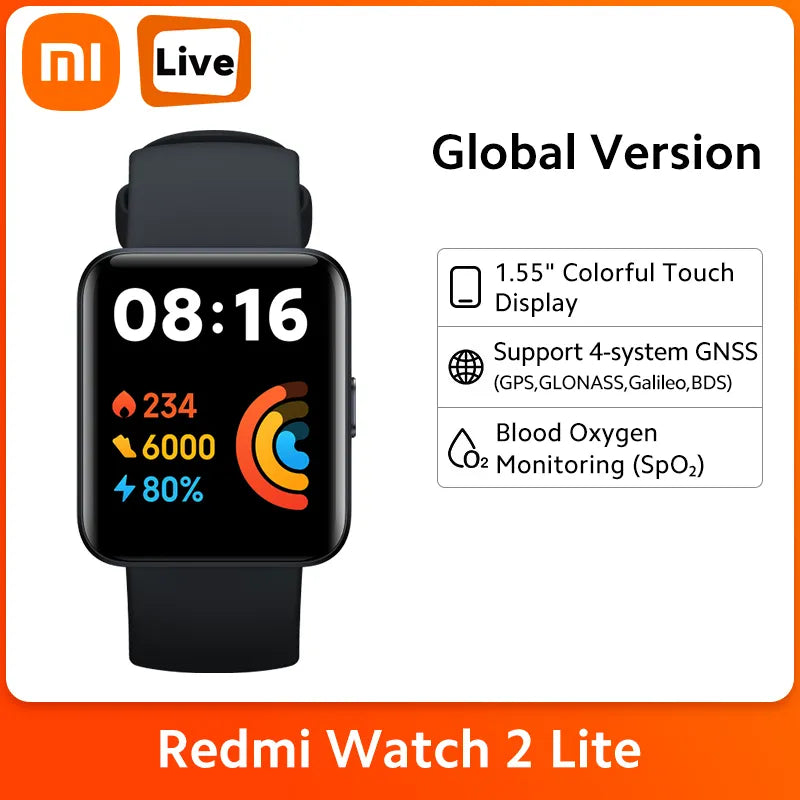 Relogio Xiaomi Redmi 2 Lite Smartwatch...